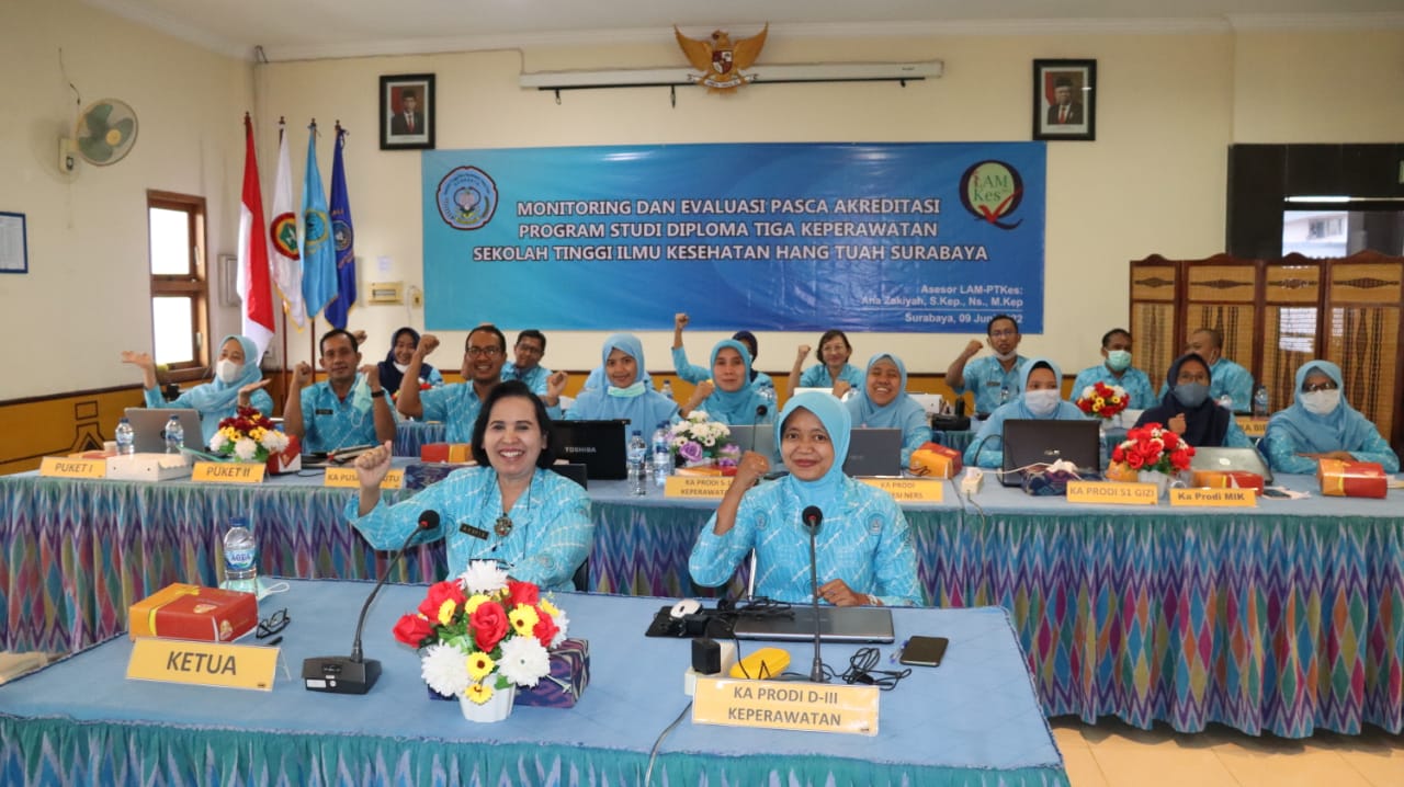 Monitoring Dan Evaluasi Pasca Akreditasi Prodi D3 Keperawatan Sekolah Tinggi Ilmu Kesehatan Hang Tuah Surabaya